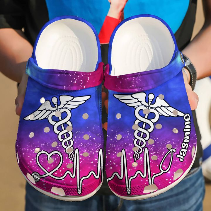 Nurse Personalized Symbol Crocs Clog Shoes