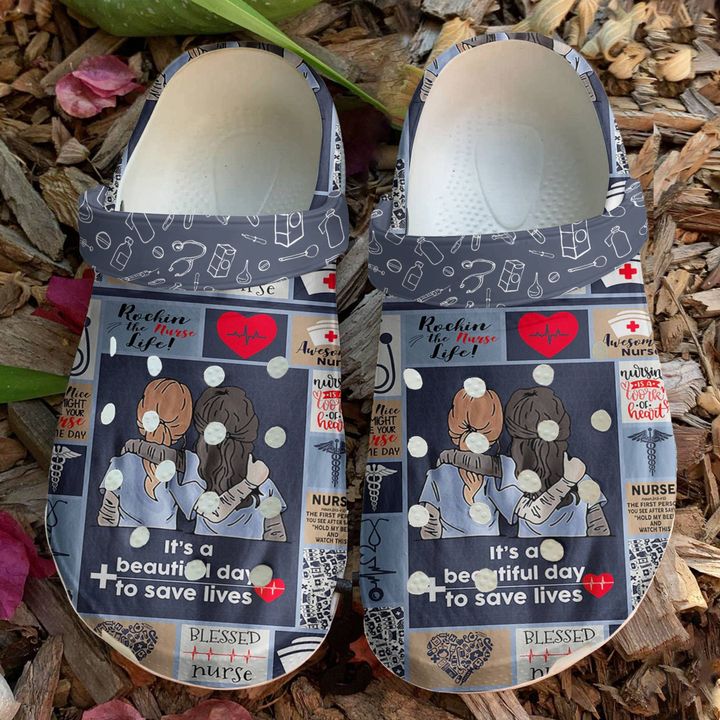 Nurse Save Lives Crocs Clog Shoes 5 Nurse Save Lives Crocs Clog Shoes