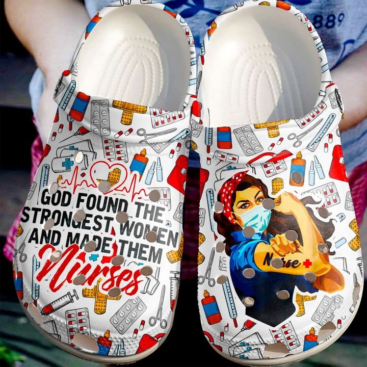 Nurse Strongest Women Crocs Clog Shoes