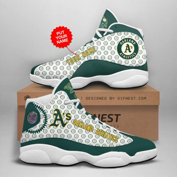 Oakland Athletics Custom Air Jordan Shoes