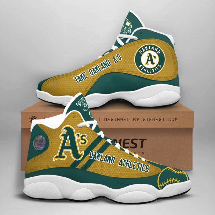 Oakland Athletics Custom Air Jordan Shoes