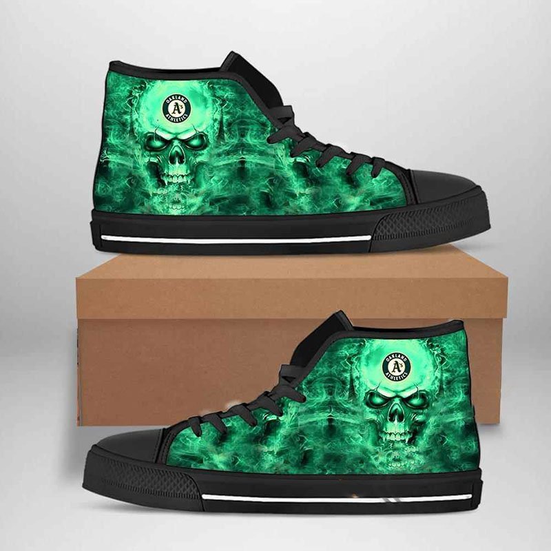 Oakland Athletics Mlb Baseball High Top Shoes