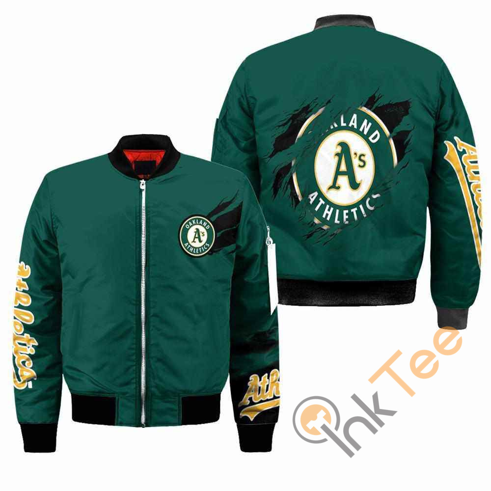 Oakland Athletics MLB Apparel Best Christmas Gift For Fans Bomber Jacket