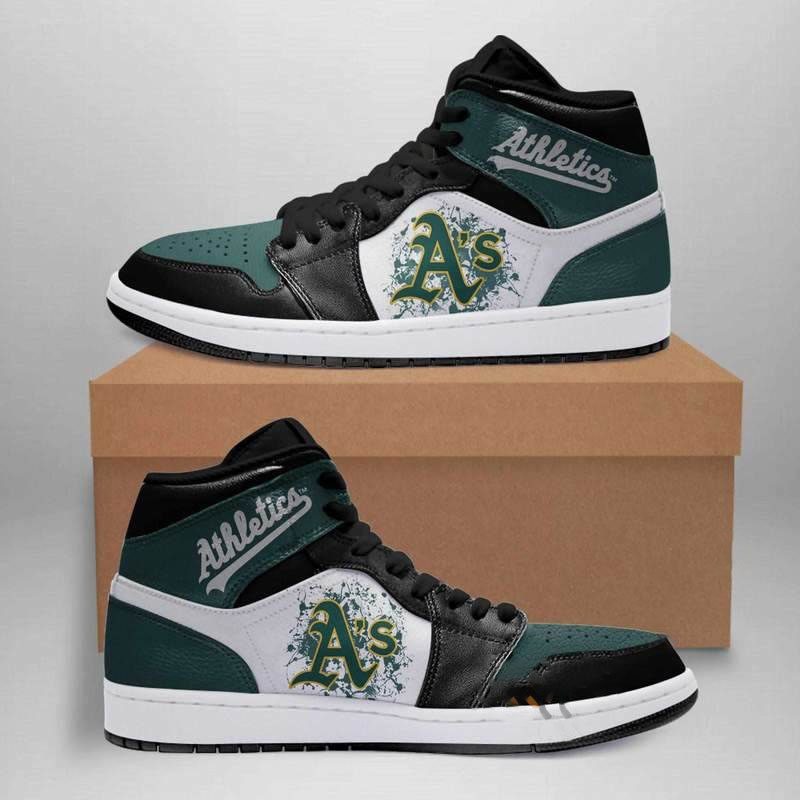 Oakland Athletics Mlb Custom Air Jordan Shoes 13 Oakland Athletics Mlb Custom Air Jordan Shoes