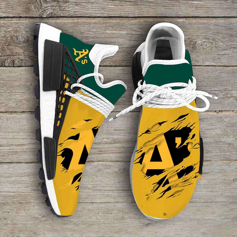 Oakland Athletics MLB NMD Human Shoes