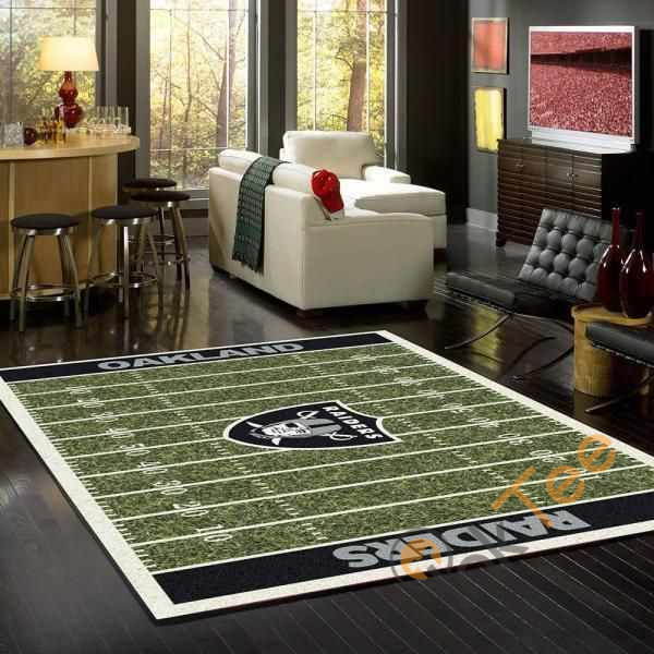 Oakland Raiders Area Rug 1 Oakland Raiders Area Rug