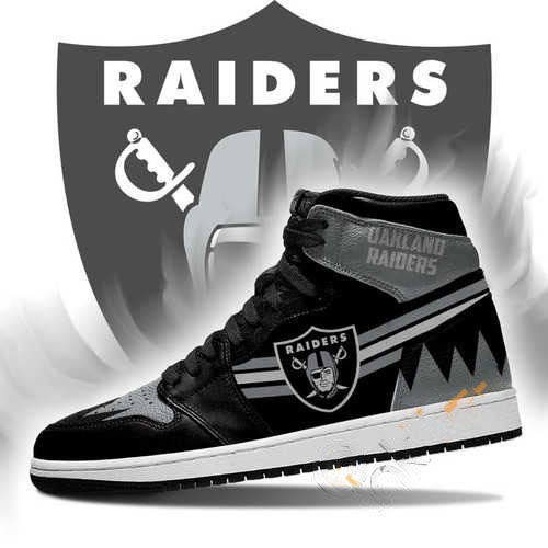 Oakland Raiders Custom Air Jordan Shoes
