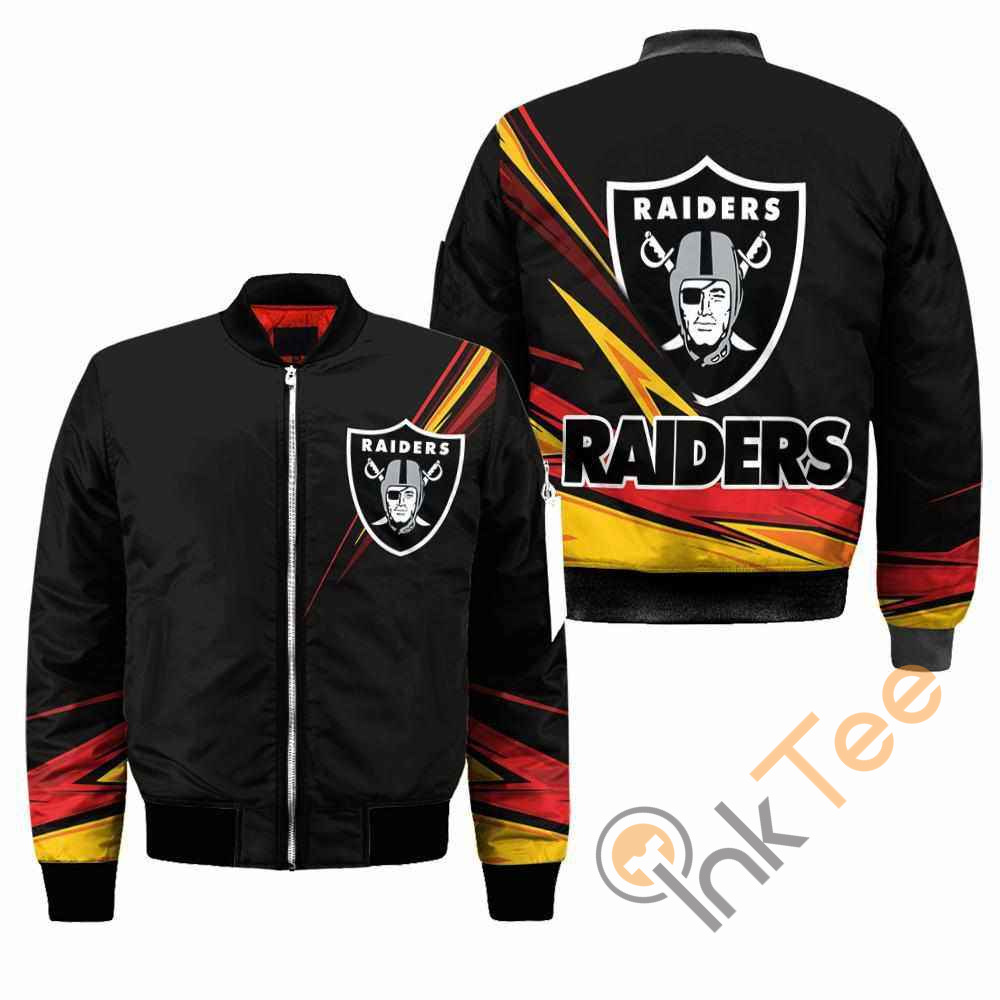 Oakland Raiders NFL Black Apparel Best Christmas Gift For Fans Bomber Jacket
