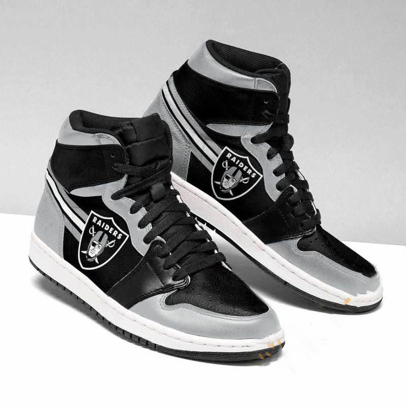 Oakland Raiders Nfl Custom Air Jordan Shoes