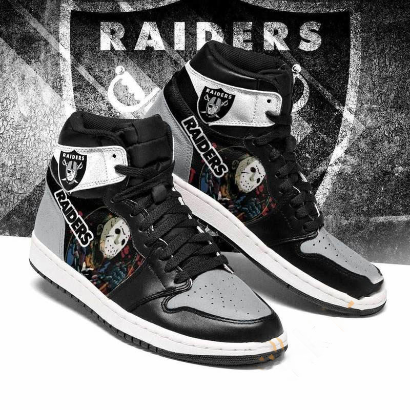 Oakland Raiders Nfl Custom Air Jordan Shoes