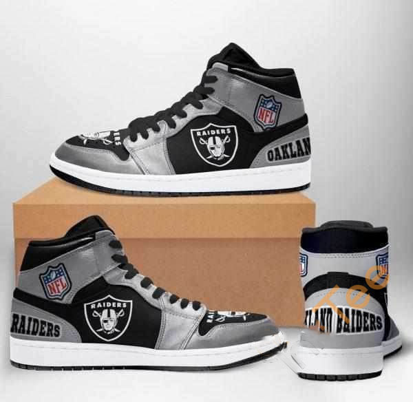 Oakland Raiders Nfl Football Custom Air Jordan Shoes 3 Oakland Raiders Nfl Football Custom Air Jordan Shoes