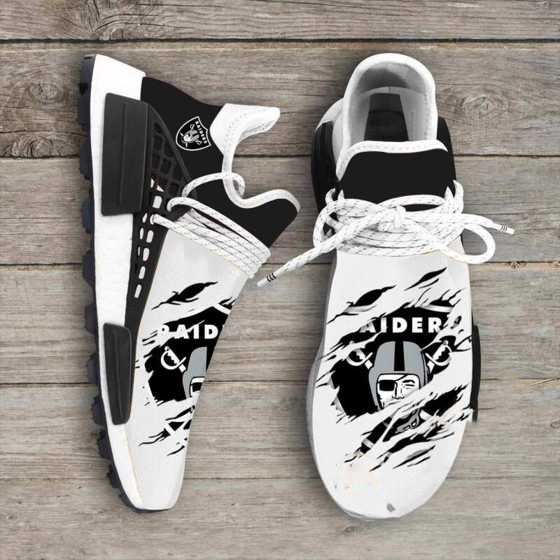 Oakland Raiders Nfl Sport Teams NMD Human Shoes 5 Oakland Raiders Nfl Sport Teams NMD Human Shoes