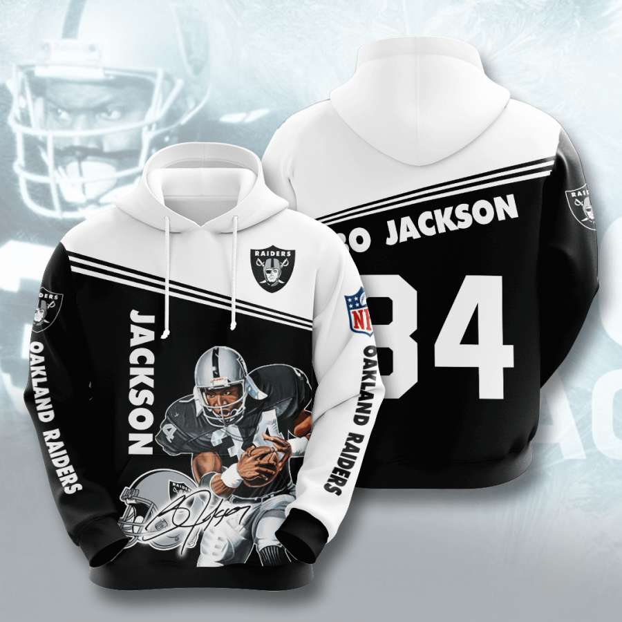 Oakland Raiders Custom Hoodie 3D