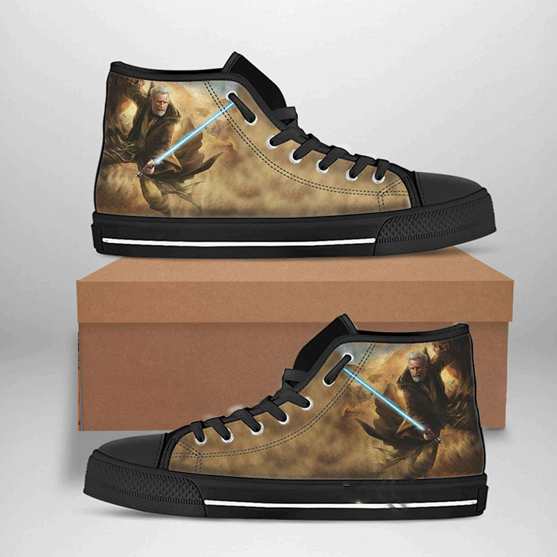 Obi Wan Kenobi Best Movie Character High Top Shoes