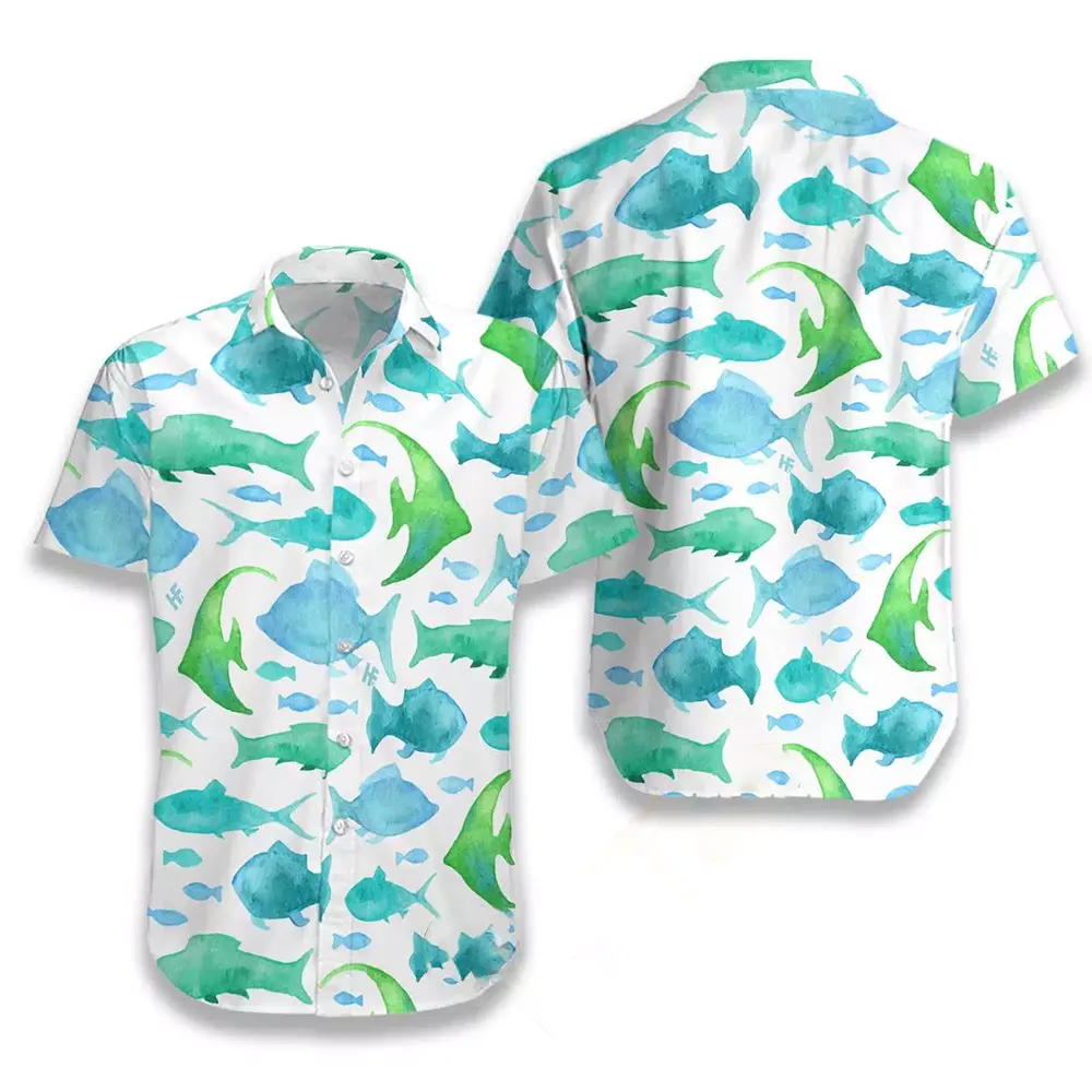 Ocean Fish Pattern Hawaiian shirts