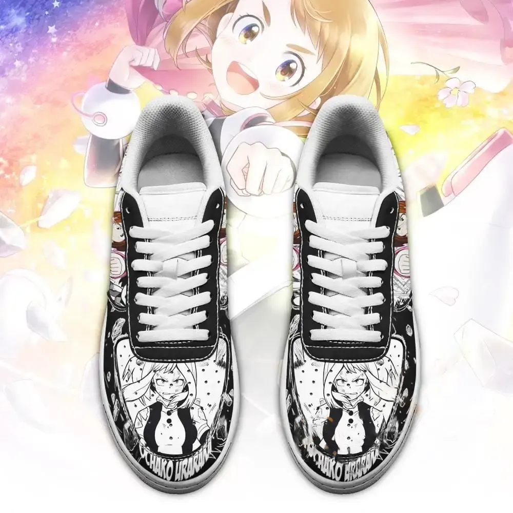 Ochako Uraraka Custom My Hero Academia Anime Fan Gift Amazon Nike Air Force Shoes 3 Ochako Uraraka Custom My Hero Academia Anime Fan Gift Amazon Nike Air Force Shoes