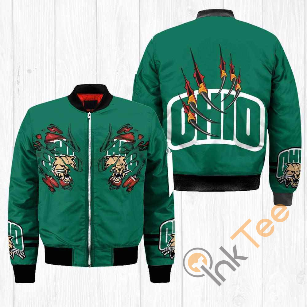 Ohio Bobcats NCAA Claws Apparel Best Christmas Gift For Fans Bomber Jacket 12 Ohio Bobcats NCAA Claws Apparel Best Christmas Gift For Fans Bomber Jacket