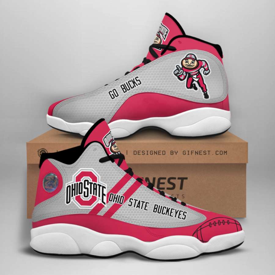 Ohio State Buckeyes Custom Air Jordan Shoes 3 Ohio State Buckeyes Custom Air Jordan Shoes