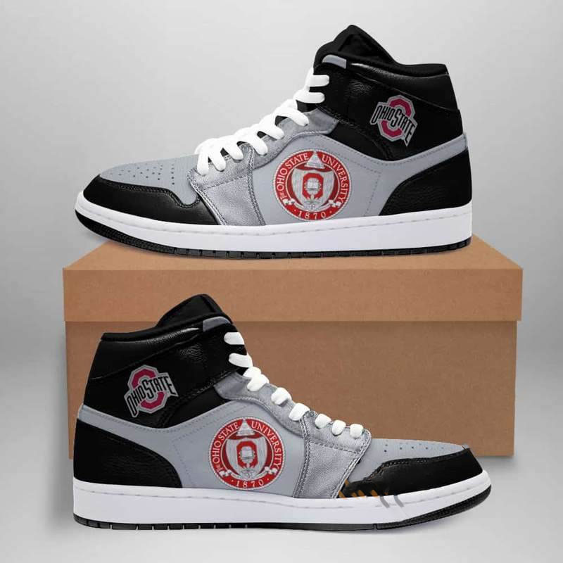Ohio State Custom Air Jordan Shoes