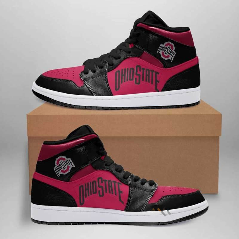 Ohio State Custom Air Jordan Shoes