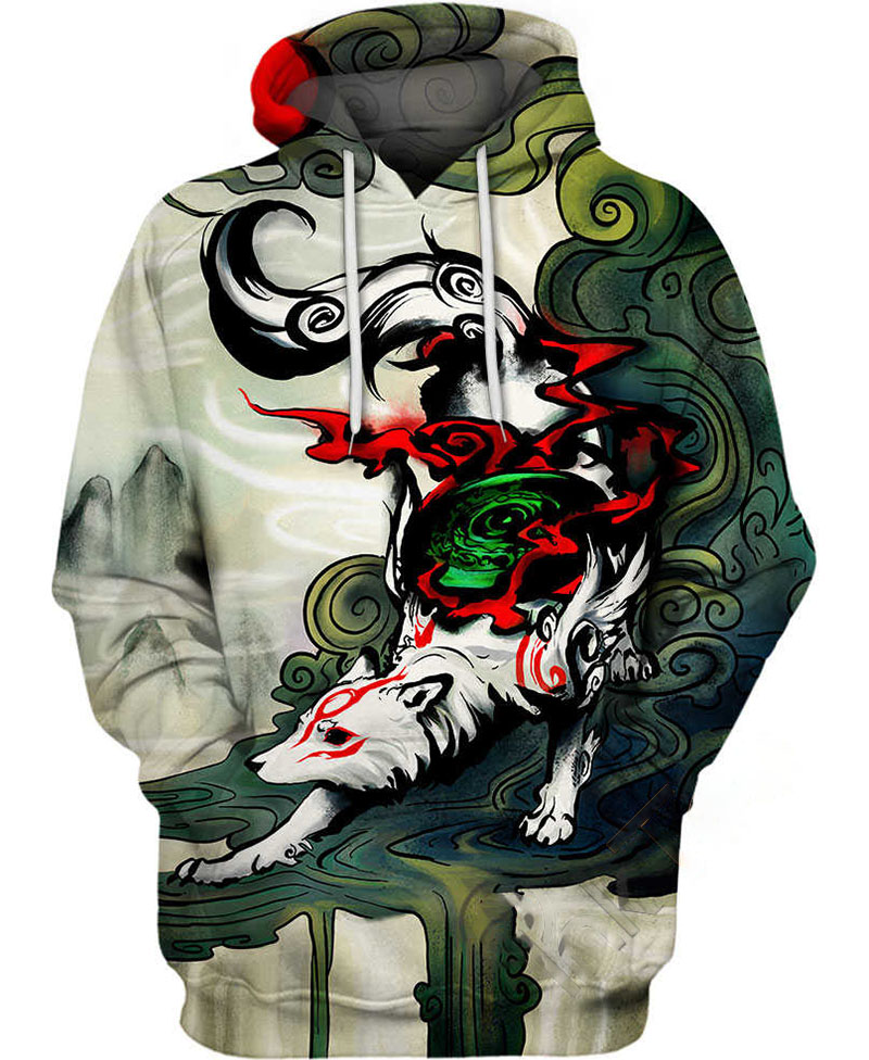 Okami Fanart Hoodie 3D