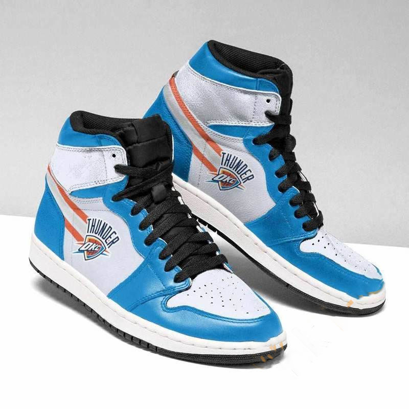 Oklahoma City Thunder Nba Basketball Custom Air Jordan Shoes