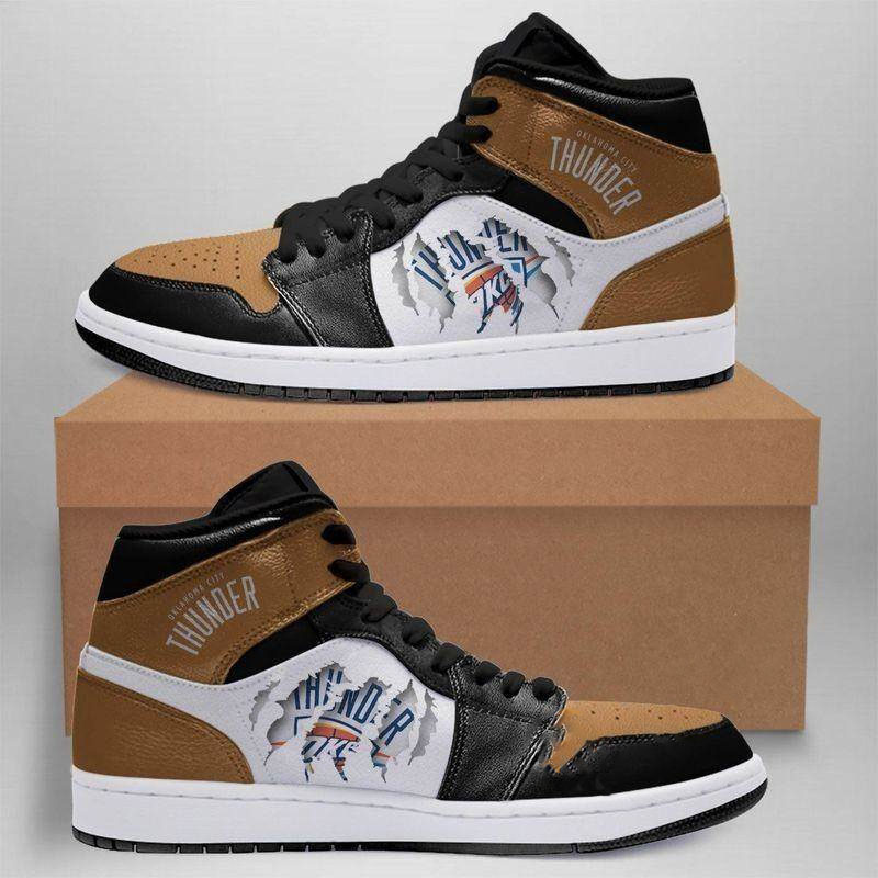 Oklahoma City Thunder Nba Custom Air Jordan Shoes