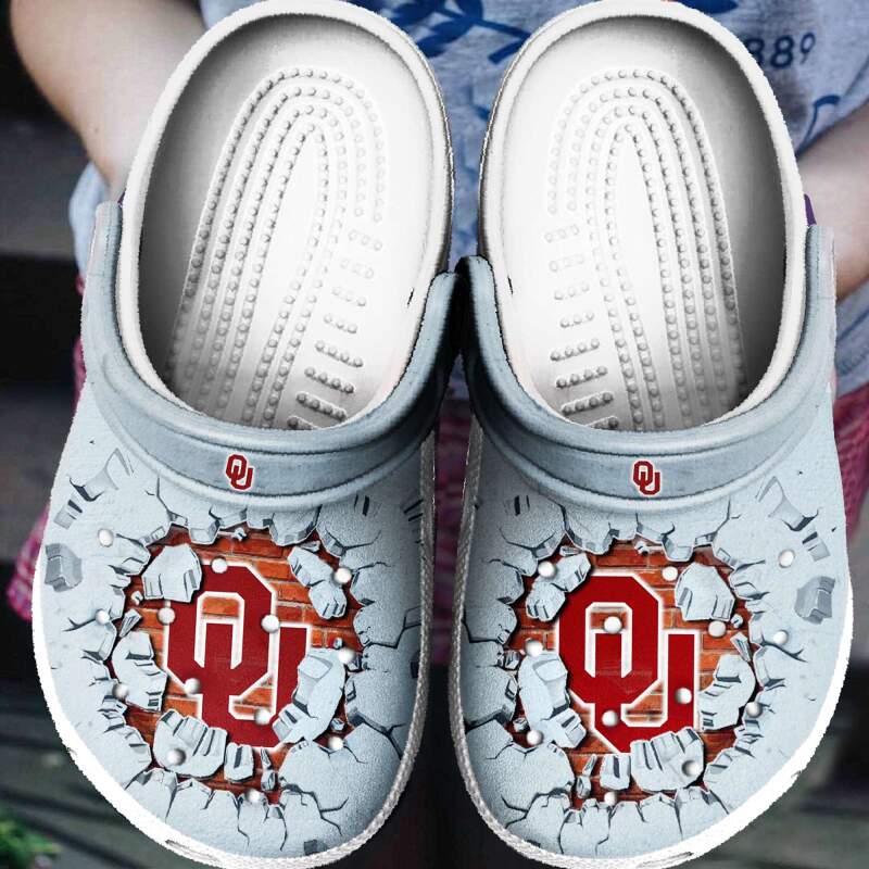 Oklahoma Sooners Tide Crocs Clog Shoes 5 Oklahoma Sooners Tide Crocs Clog Shoes