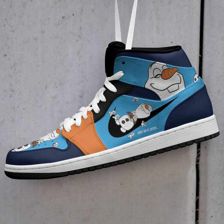 Olaf Just Do It Custom Air Jordan Shoes 1 Olaf Just Do It Custom Air Jordan Shoes