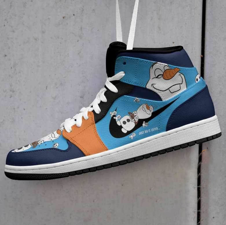 Olaf Just Do It Custom Air Jordan Shoes