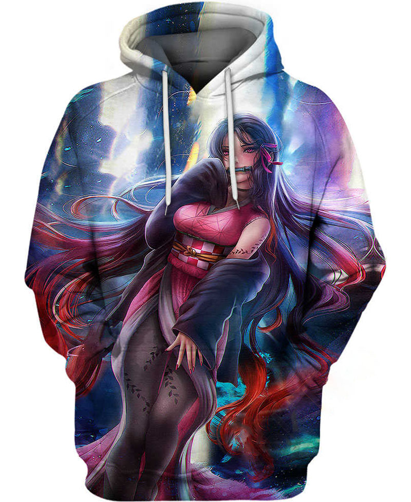 Older Nezuko Kamado Hoodie 3D