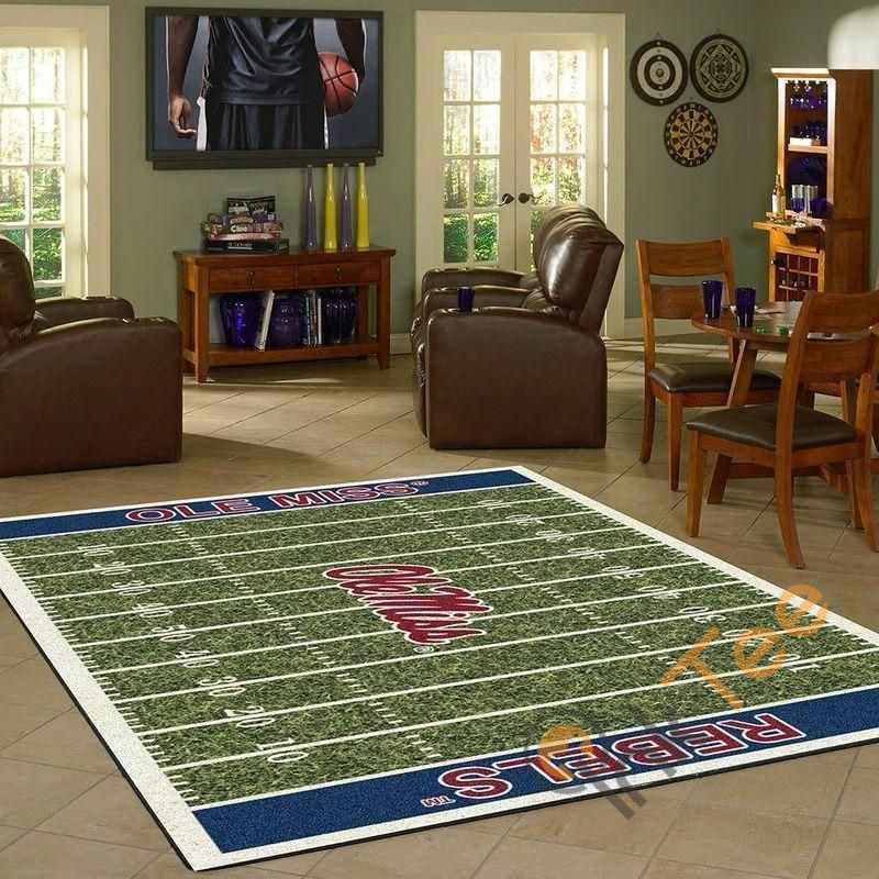Ole Miss Rebels Home Field Area Rug 1 Ole Miss Rebels Home Field Area Rug