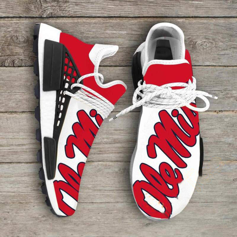 Ole Miss Rebels NCAA NMD Human Shoes 8 Ole Miss Rebels NCAA NMD Human Shoes