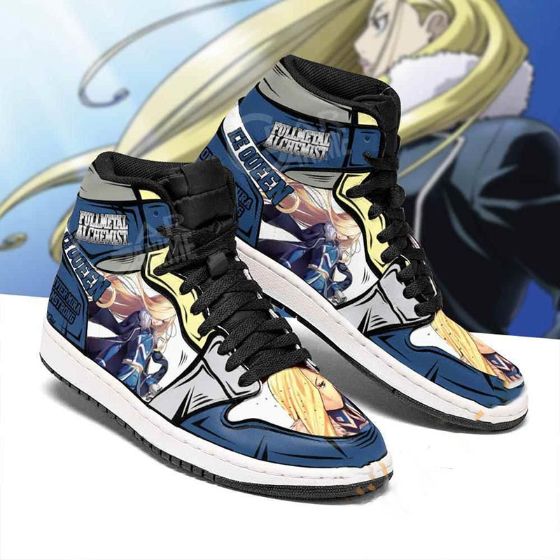 Olivier Armstrong Fullmetal Alchemist Sneakers Anime Air Jordan Shoes 1 Olivier Armstrong Fullmetal Alchemist Sneakers Anime Air Jordan Shoes