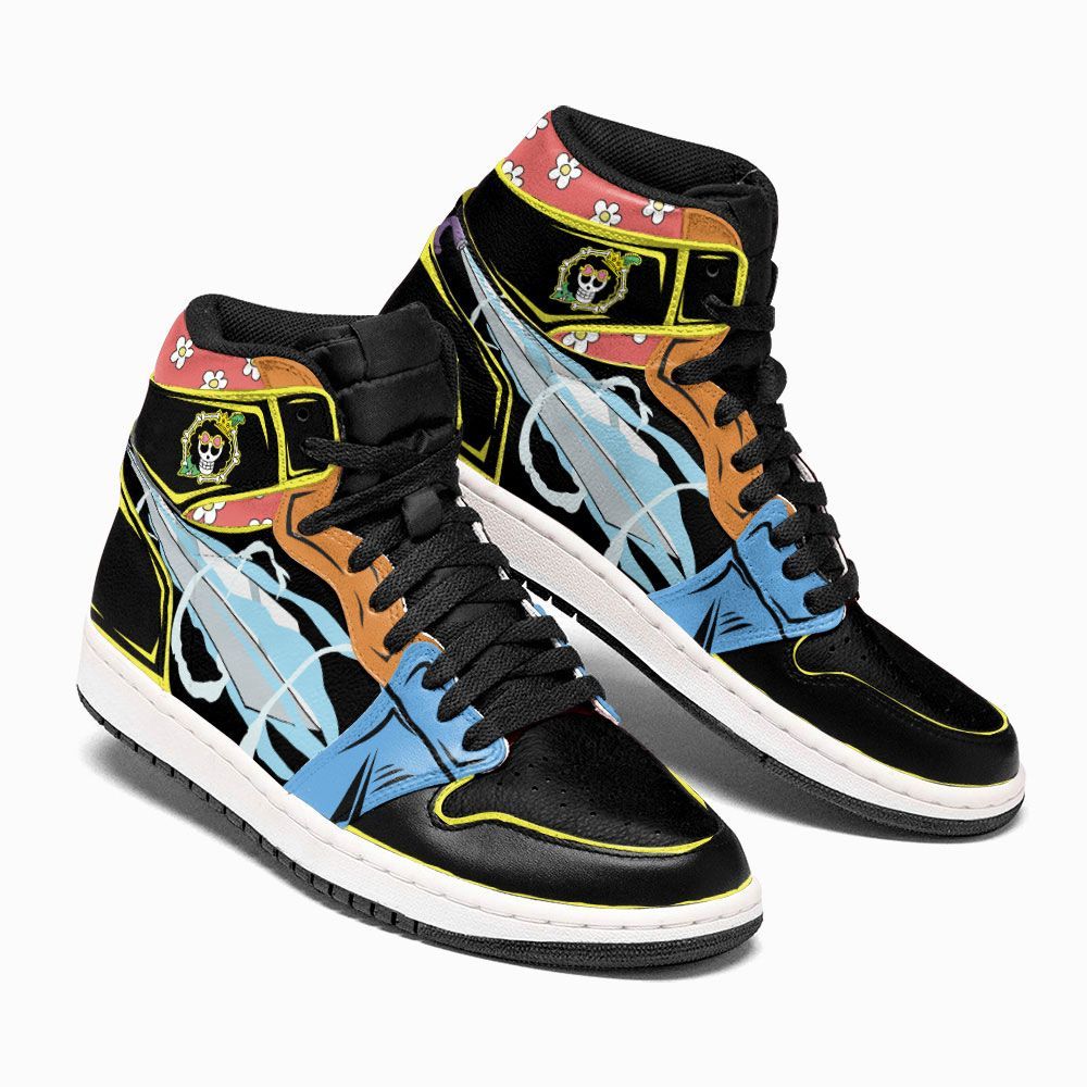 One Piece Brook Sword Custom Anime Air Jordan Shoes