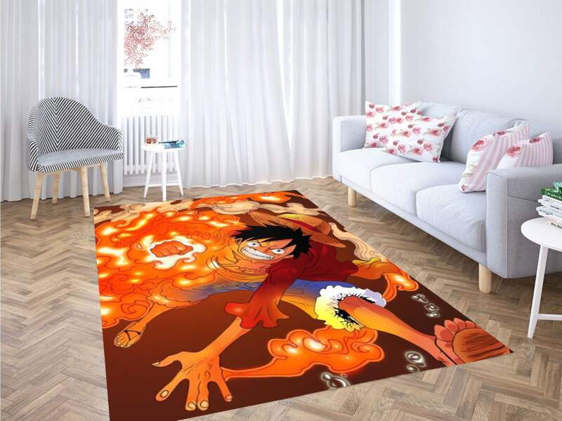 One Piece Gomu Gomu No Red Hawk Carpet Rug