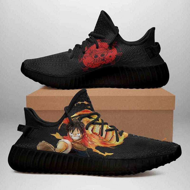 One Piece Luffy Yeezy Boost