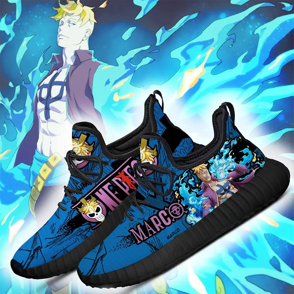 One Piece Marco Custom One Piece Anime Amazon Reze Shoes