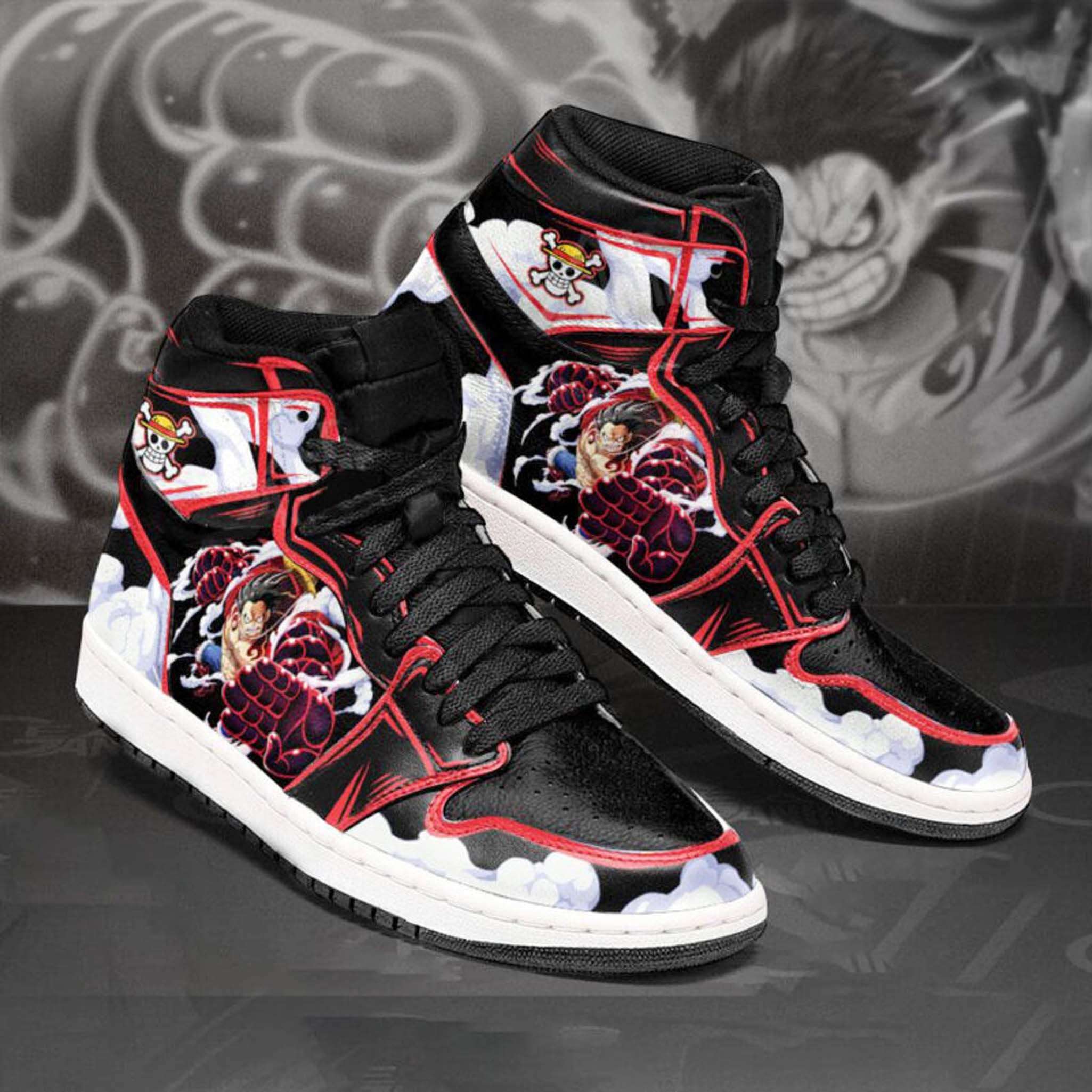 One Piece Monkey D Luffy Air Jordan Shoes