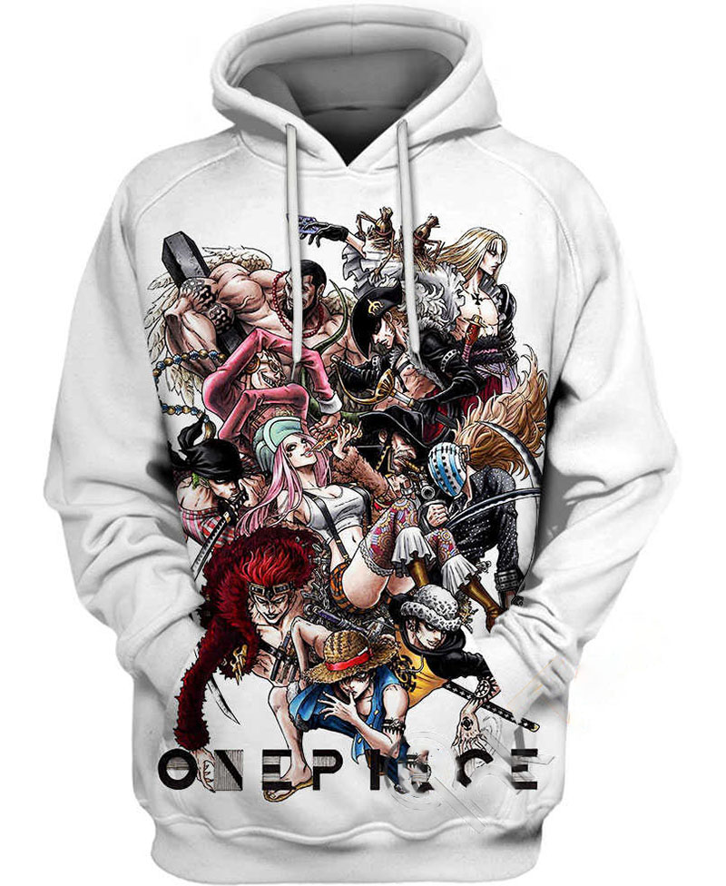 One Piece Pirates Hoodie 3D