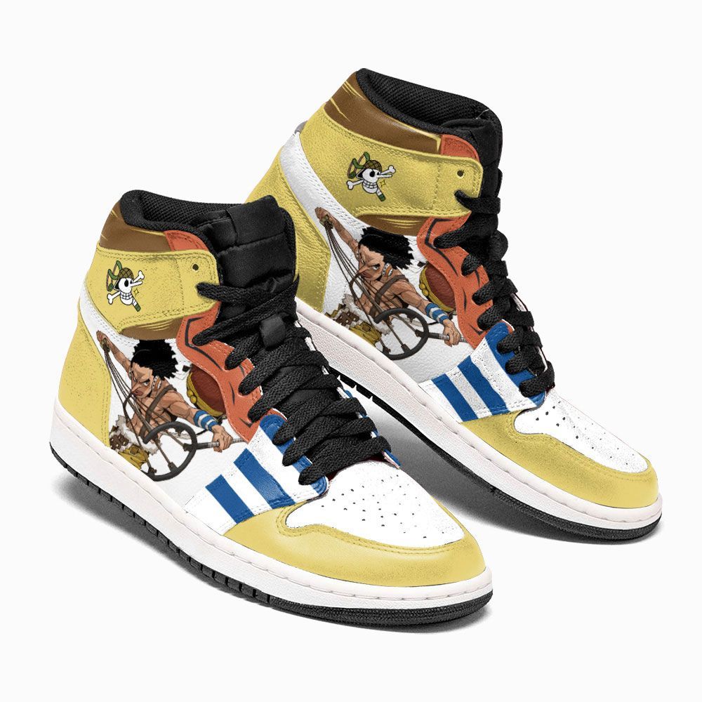 One Piece Usopp Custom Anime Air Jordan Shoes