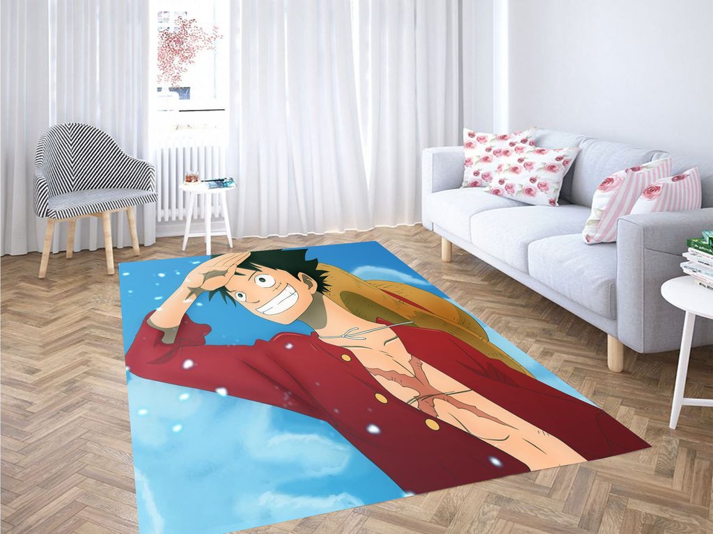 One Piece Luffy Living Room Rug