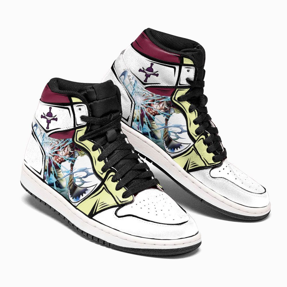 One Piece Whitebeard Custom Anime Air Jordan Shoes