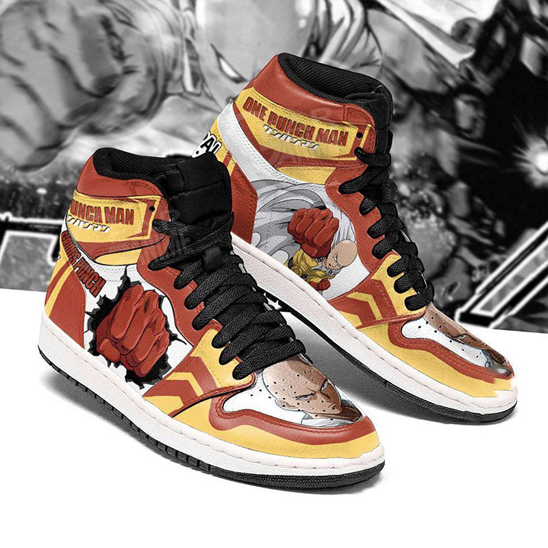 One Punch Man Saitama Personalized Custom Air Jordan Shoes
