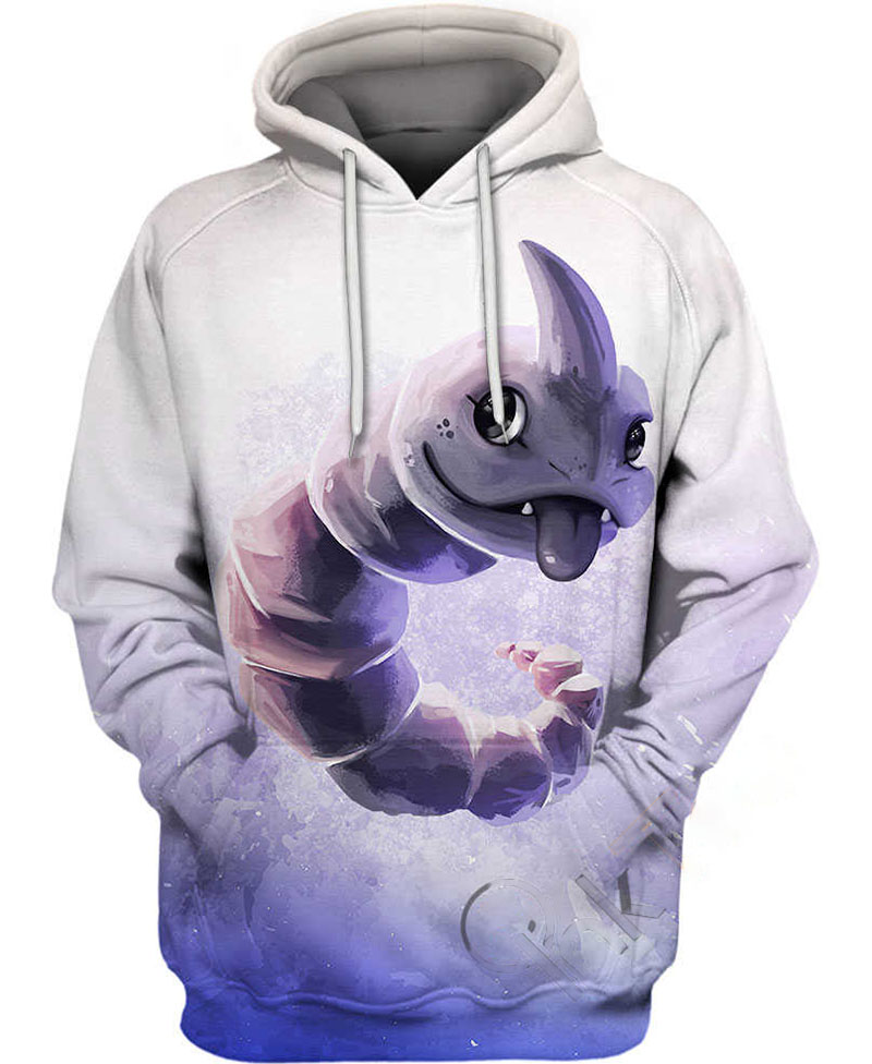 Onix Pokemon Hoodie 3D