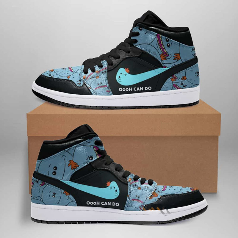 Oooh Can Do Mr. Meeseeks Custom Air Jordan Shoes