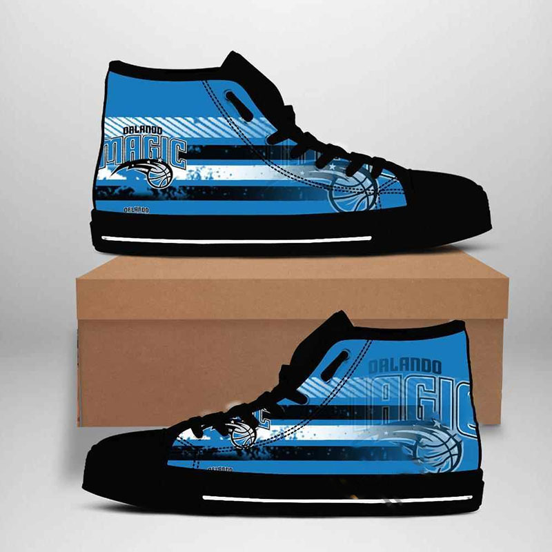 Orlando Magic Nba Basketball High Top Shoes