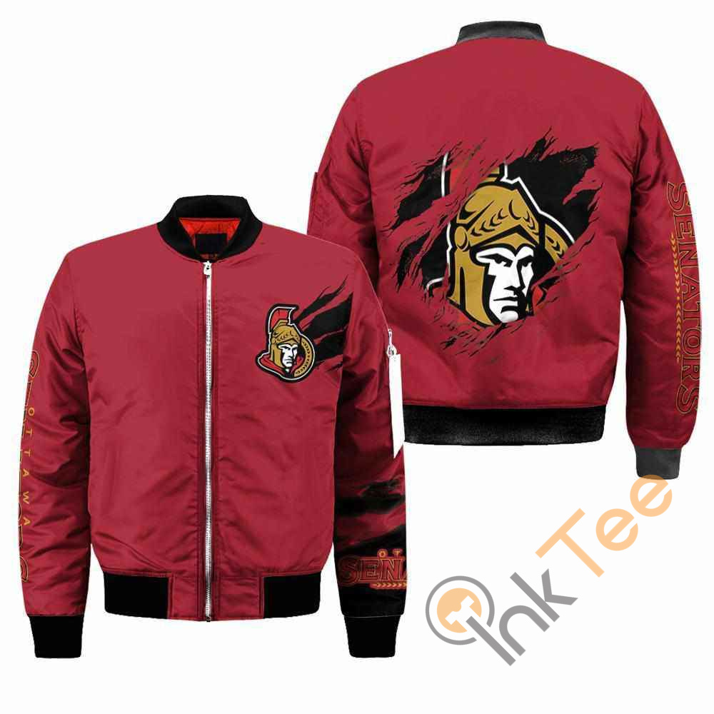 Ottawa Senators NHL Apparel Best Christmas Gift For Fans Bomber Jacket