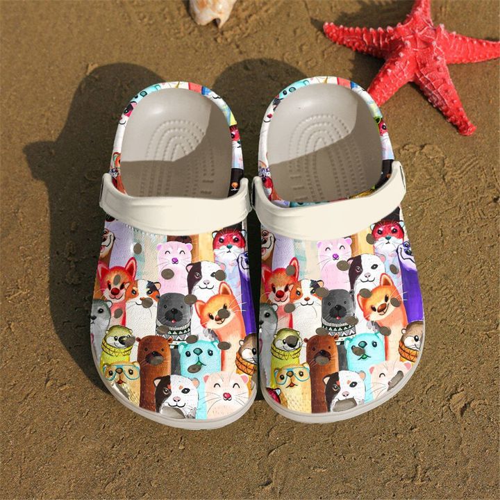 Otter Group Photo Crocs Clog Shoes