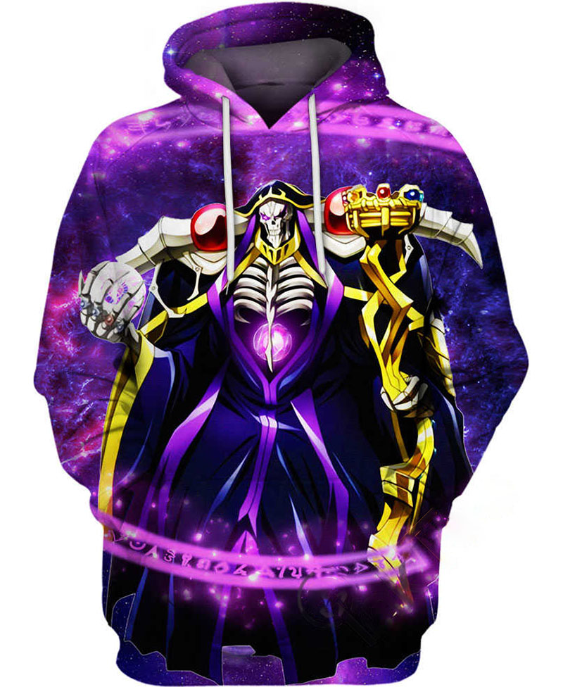 Overlord Ainz Hoodie 3D 7 Overlord Ainz Hoodie 3D